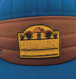 1 of 1, Silver Falls Padded 5-Panel w/ Mushroom Embroidered Patch | Patchmarks Oregon State Parks