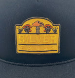 1 of 1, Silver Falls Grey Foamy Trucker w/ Mushroom Embroidered Patch | Patchmarks Oregon State
