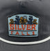 1 of 1, Silver Falls Grey / White Cord Gramps w/ Flowers Embroidered Patch | Patchmarks Oregon