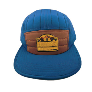 1 of 1, Silver Falls Padded 5-Panel w/ Mushroom Embroidered Patch | Patchmarks Oregon State Parks