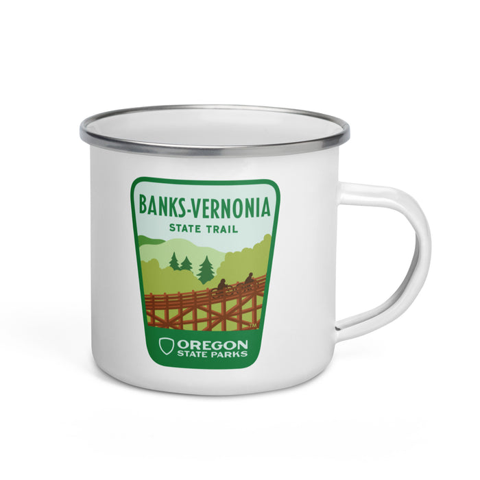 Banks-Vernonia Enamel Mug, 12oz