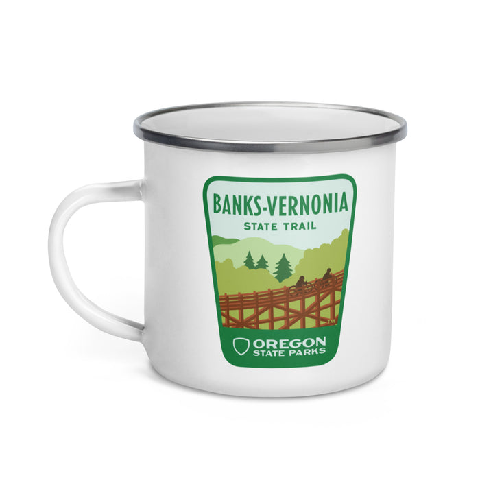 Banks-Vernonia Enamel Mug, 12oz