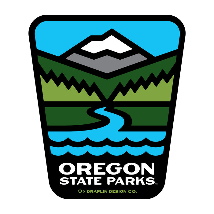 Oregon State Parks x Draplin Design Co 3.25" Weatherproof Sticker