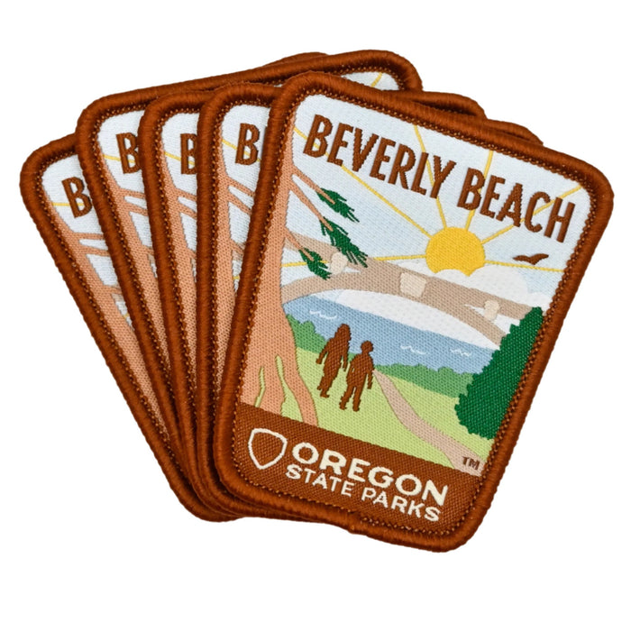 Beverly Beach, 2.5" Iron-on Patch