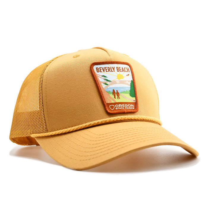 Beverly Beach Rope-Trucker Hat | Patchmarks Oregon State Parks