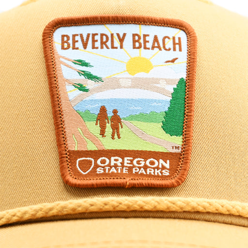 Beverly Beach Rope-Trucker Hat | Patchmarks Oregon State Parks