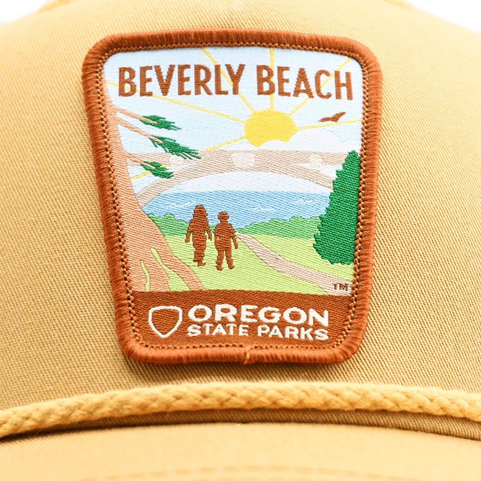 Beverly Beach Rope-Trucker Hat | Patchmarks Oregon State Parks