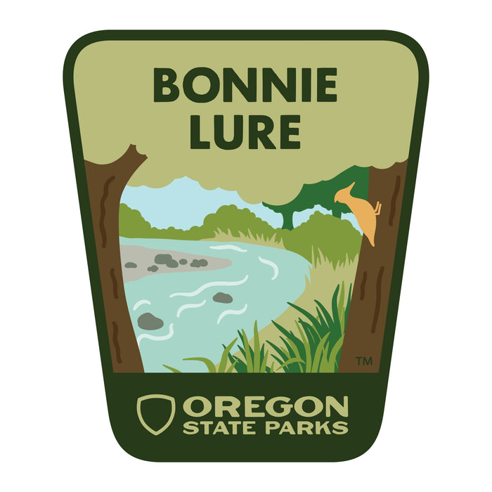 Bonnie Lure, 3.25” Weatherproof Sticker