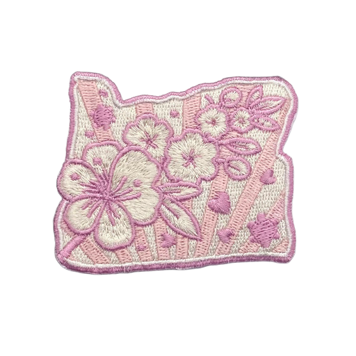 *NEW* Cherry Blossoms - Embroidered Patch | Patchmarks Oregon State Parks