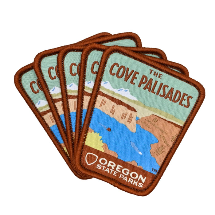 The Cove Palisades, 2.5" Iron-on Patch