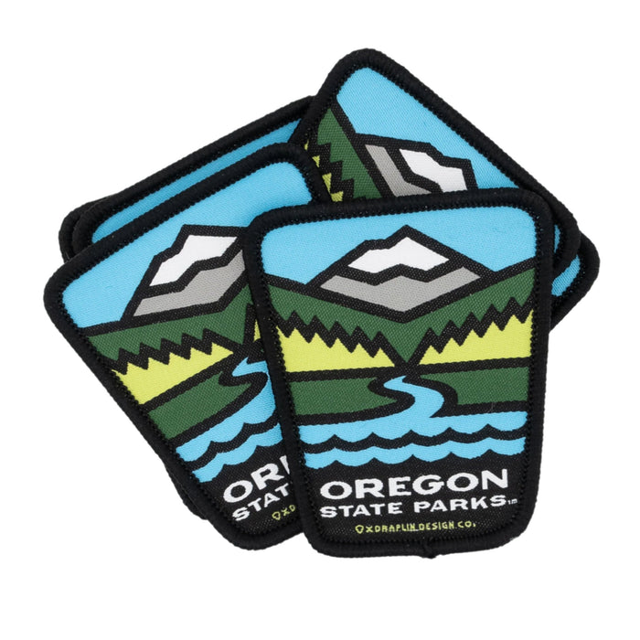 Oregon State Parks x Draplin Design Co, 2.5" Iron-on Patch