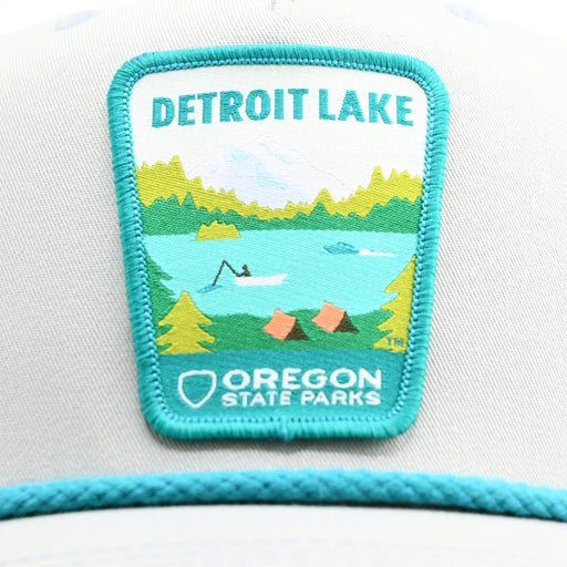 Detroit Lake Rope-Trucker Hat | Patchmarks Oregon State Parks