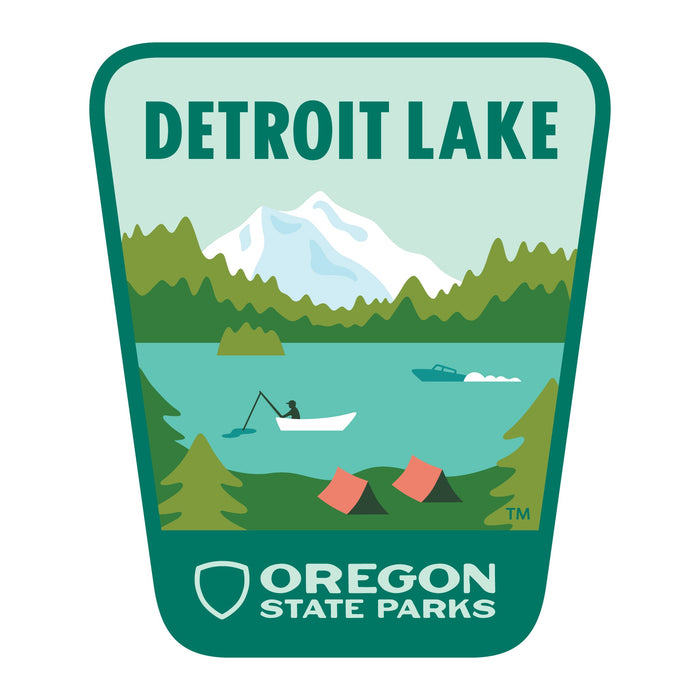 Detroit Lake, 3.25” Weatherproof Sticker