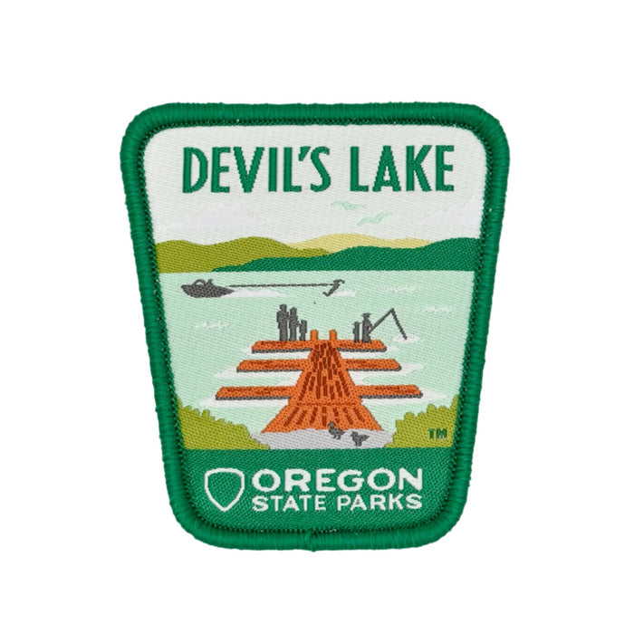 Devils Lake,  2.5" Iron-on Patch