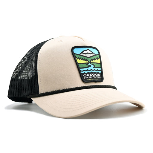 Oregon State Parks x Draplin Rope-Trucker Hat | Patchmarks Oregon State Parks
