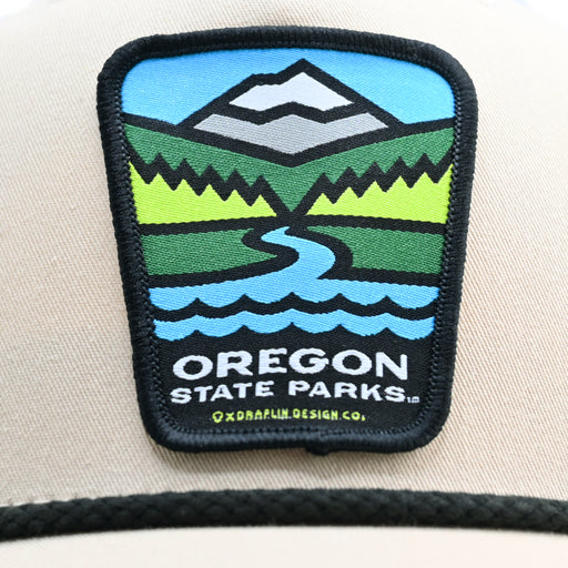 Oregon State Parks x Draplin Rope-Trucker Hat | Patchmarks Oregon State Parks