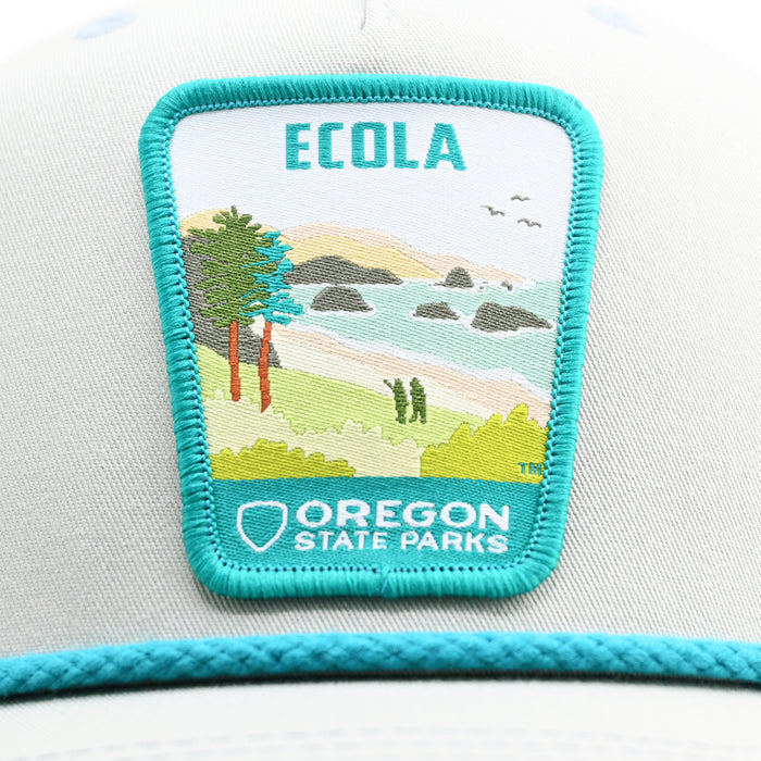 Ecola Rope-Trucker Hat | Patchmarks Oregon State Parks