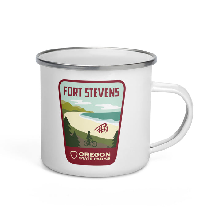 Fort Stevens Enamel Mug, 12oz