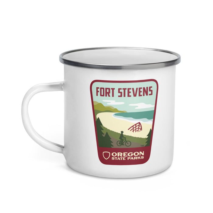 Fort Stevens Enamel Mug, 12oz