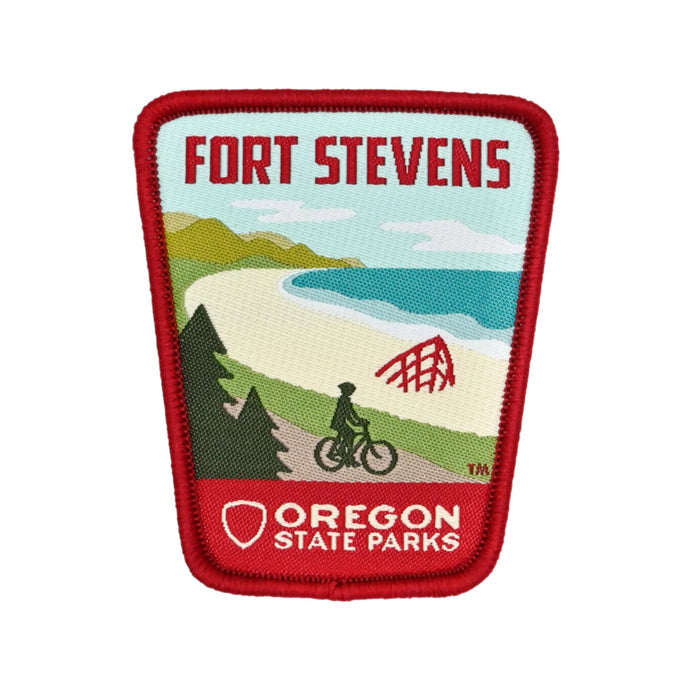 Fort Stevens, 2.5" Iron-on Patch