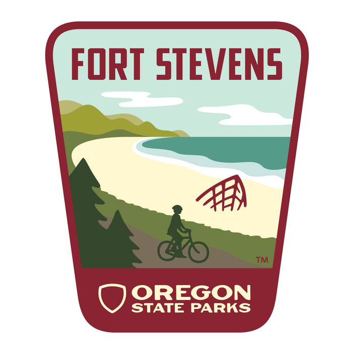 Fort Stevens, 3.25” Weatherproof Sticker