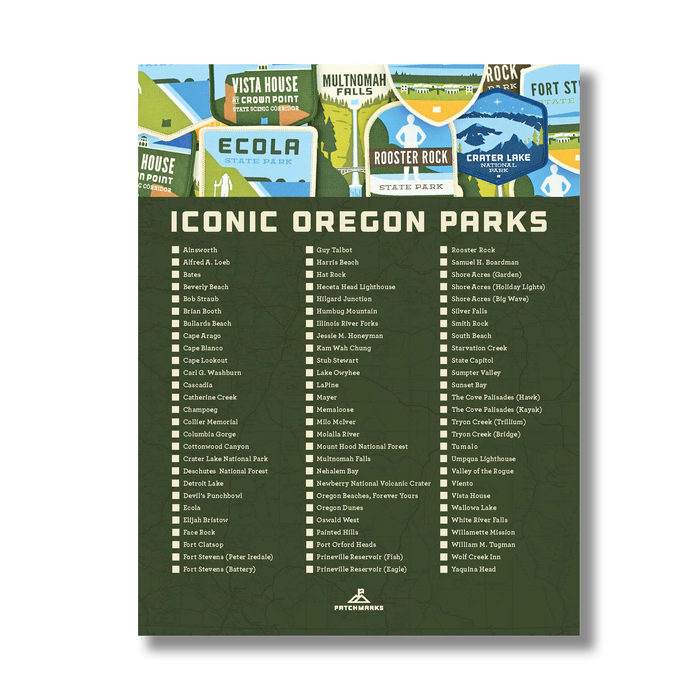 Iconic Oregon Parks Checklist