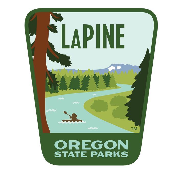 LaPine, 3.25” Weatherproof Sticker
