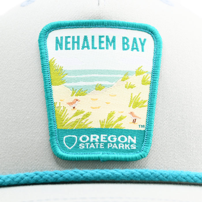 Nehalem Bay Rope-Trucker Hat | Patchmarks Oregon State Parks