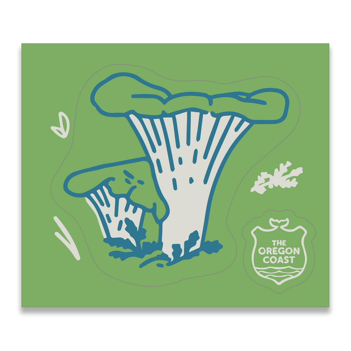 Coastal Icon Sticker - Mushroom