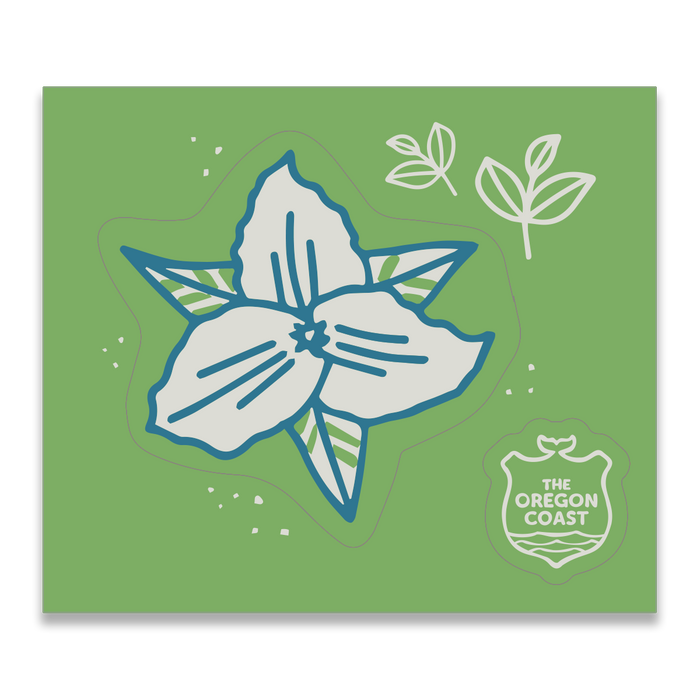 Coastal Icon Sticker - Trillium