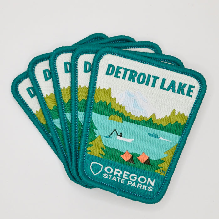 Detroit Lake, 2.5" Iron-on Patch