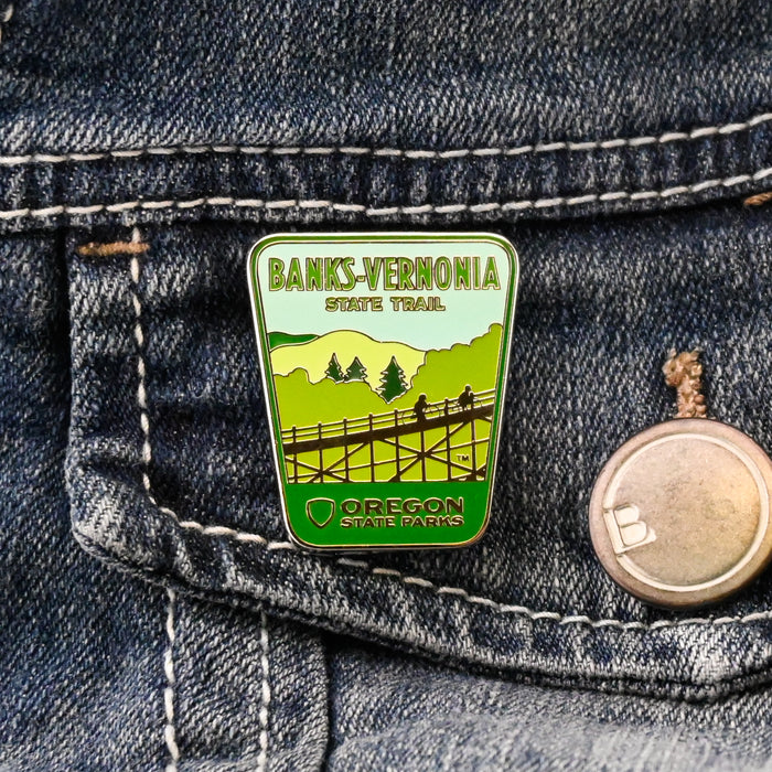 Banks-Vernonia Enamel Pin