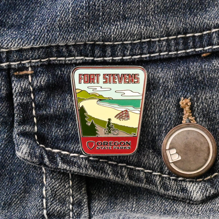 Fort Stevens Enamel Pin