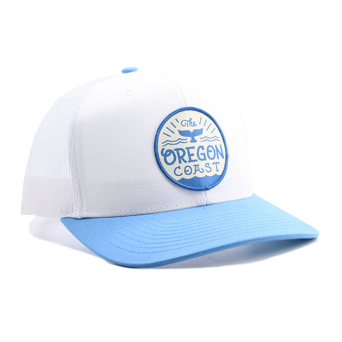 Oregon Coast Whale's Tail - Trucker Hat | Patchmarks Oregon State Parks