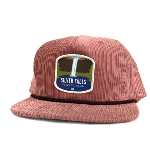 Explore Series: Silver Falls, Pink Courdory Snapback, Limited Edition