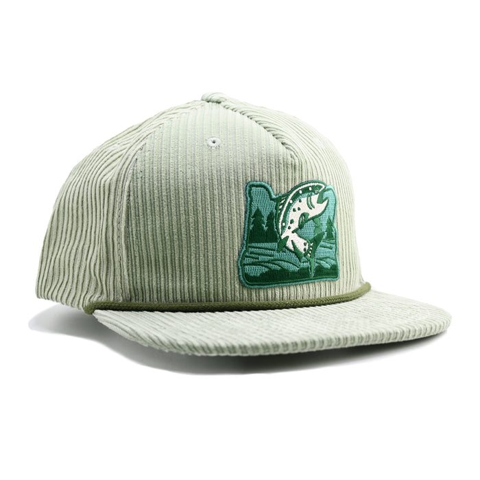 Salmon Cord Hat | Patchmarks Oregon State Parks
