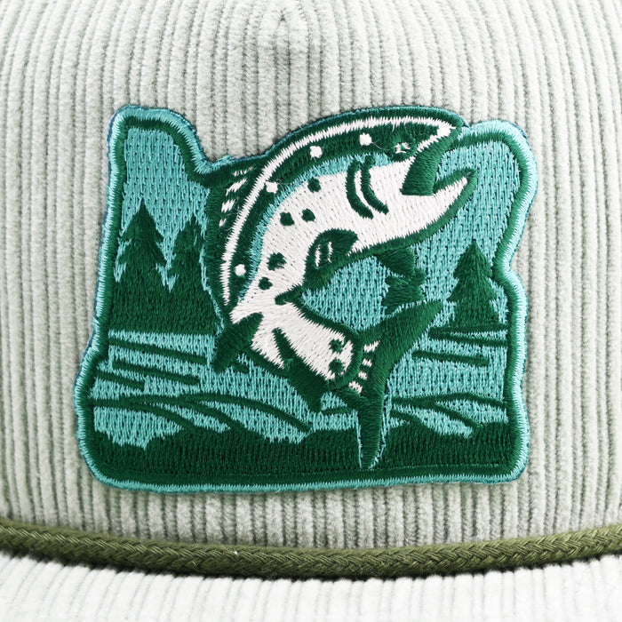 Salmon Cord Hat | Patchmarks Oregon State Parks