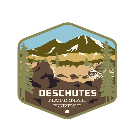 Deschutes National Forest - Sticker