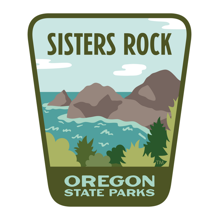 Sisters Rock, 3.25” Weatherproof Sticker