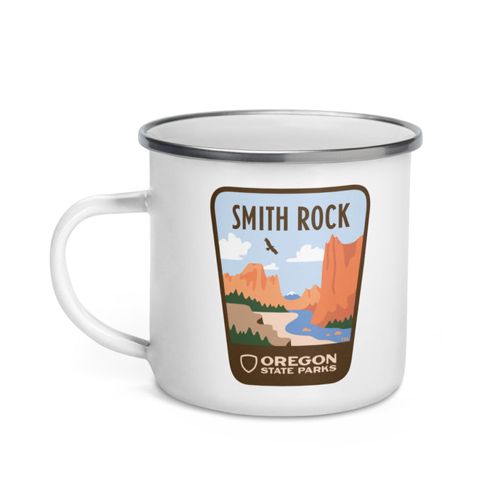 Smith Rock Enamel Mug, 12oz