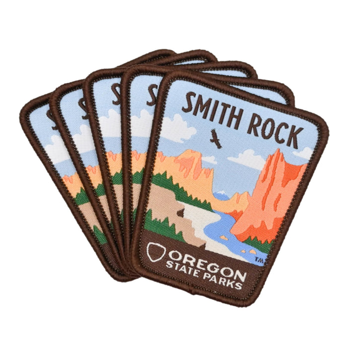 Smith Rock, 2.5” Iron-on Patch