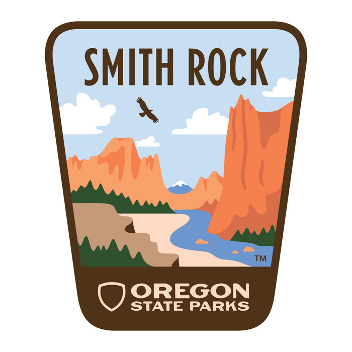 Smith Rock State Park, 3.25” Weatherproof Sticker