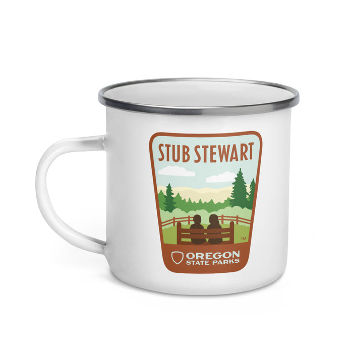 Stub Stewart Enamel Mug, 12oz