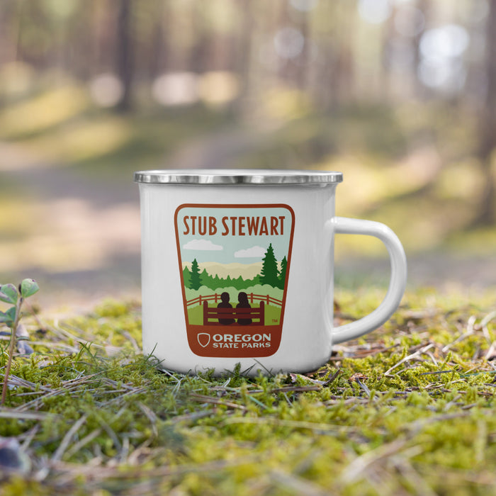 Stub Stewart Enamel Mug, 12oz