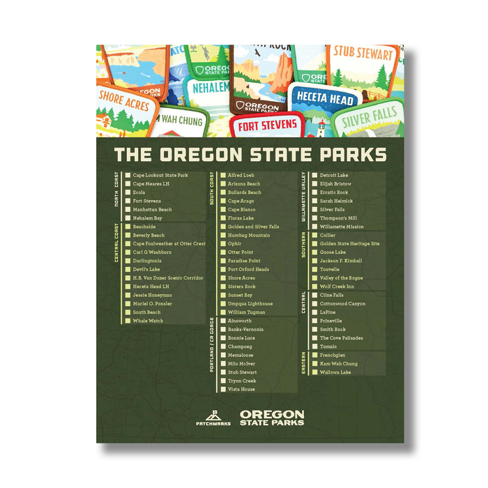 Oregon State Parks Checklist