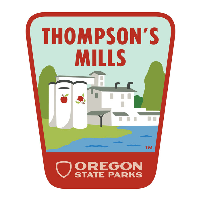 Thompson's Mills, 3.25” Weatherproof Sticker