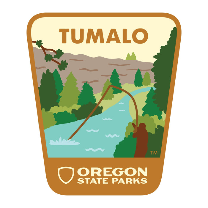 Tumalo, 3.25” Weatherproof Sticker