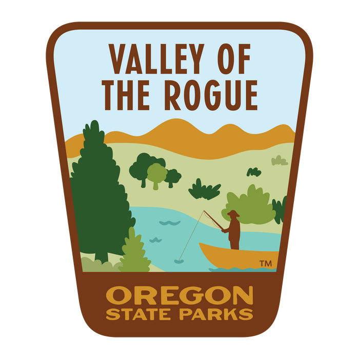 Valley of the Rogue, 3.25” Weatherproof Sticker
