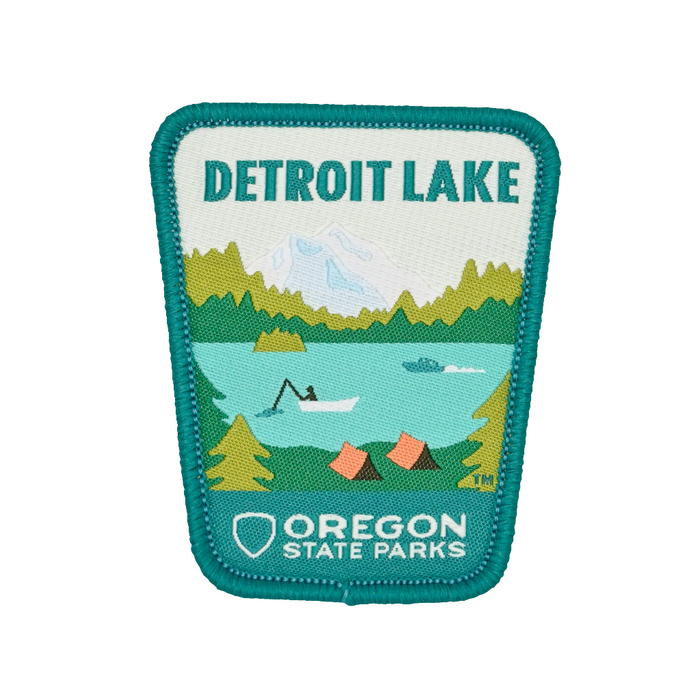 Detroit Lake, 2.5" Iron-on Patch