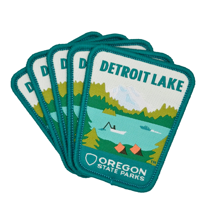 Detroit Lake, 2.5" Iron-on Patch